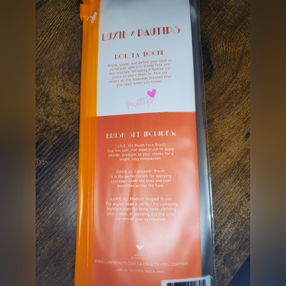 5/75$ LUXIE BEAUTY Por La Noche Brush Set - Picture 10 of 16
